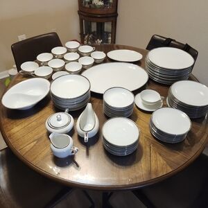 Elegant White Dinnerware Set